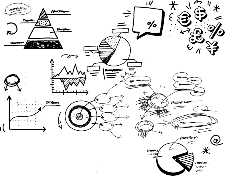 Decorative background chart